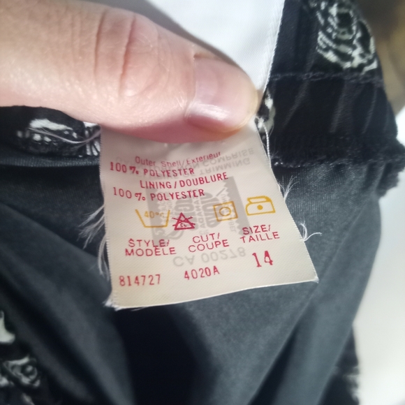 White Stag Black and White Floral Maxi Skirt - Picture 5 of 5